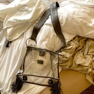 Purseption Milly clear purse NWT